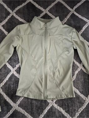 Women’s Zipup Gym Jacket in Sage Green’s